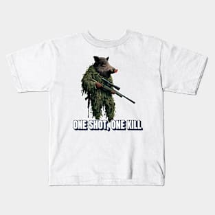 Sniper Wild Boar Kids T-Shirt